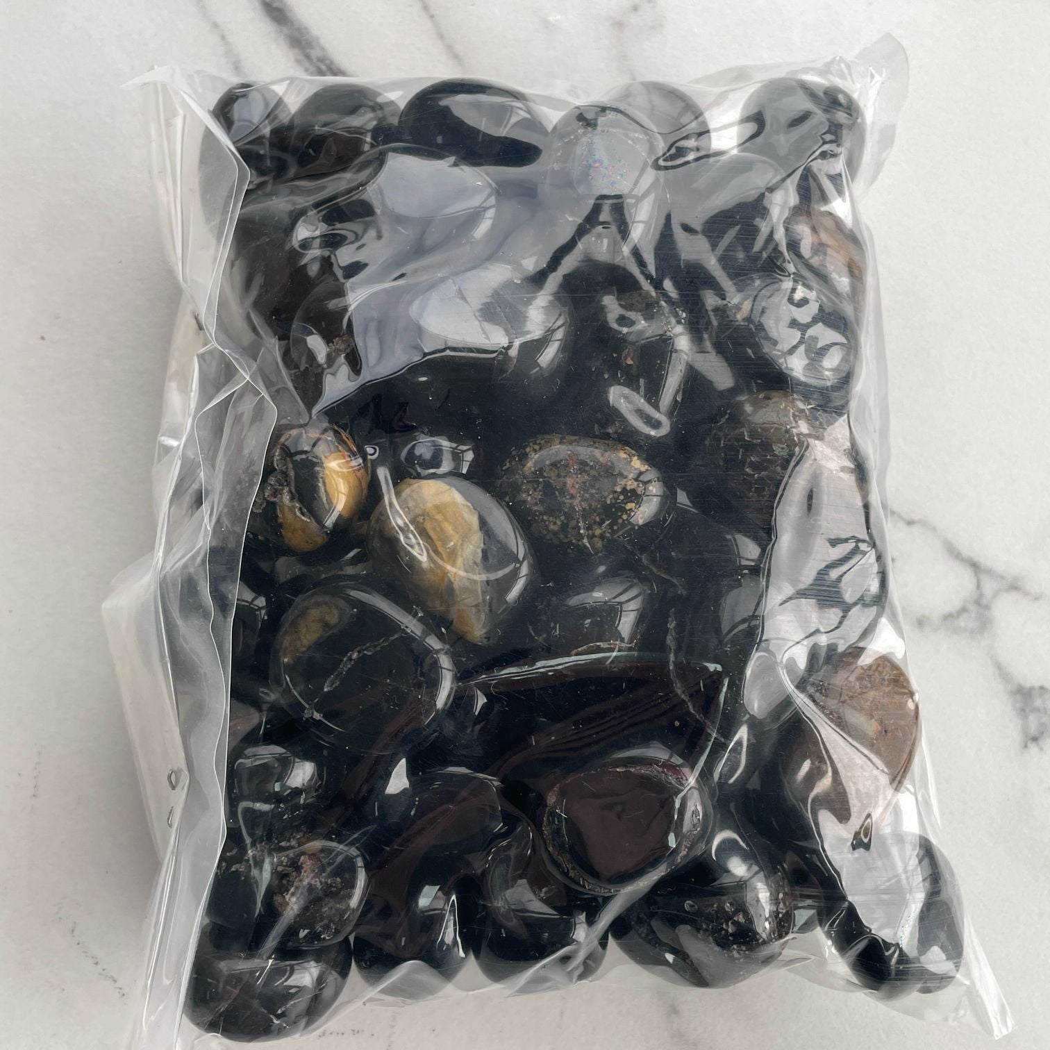 Black Onyx Tumbled 1KG (BR) Black Onyx Tumbled 1KG (BR)